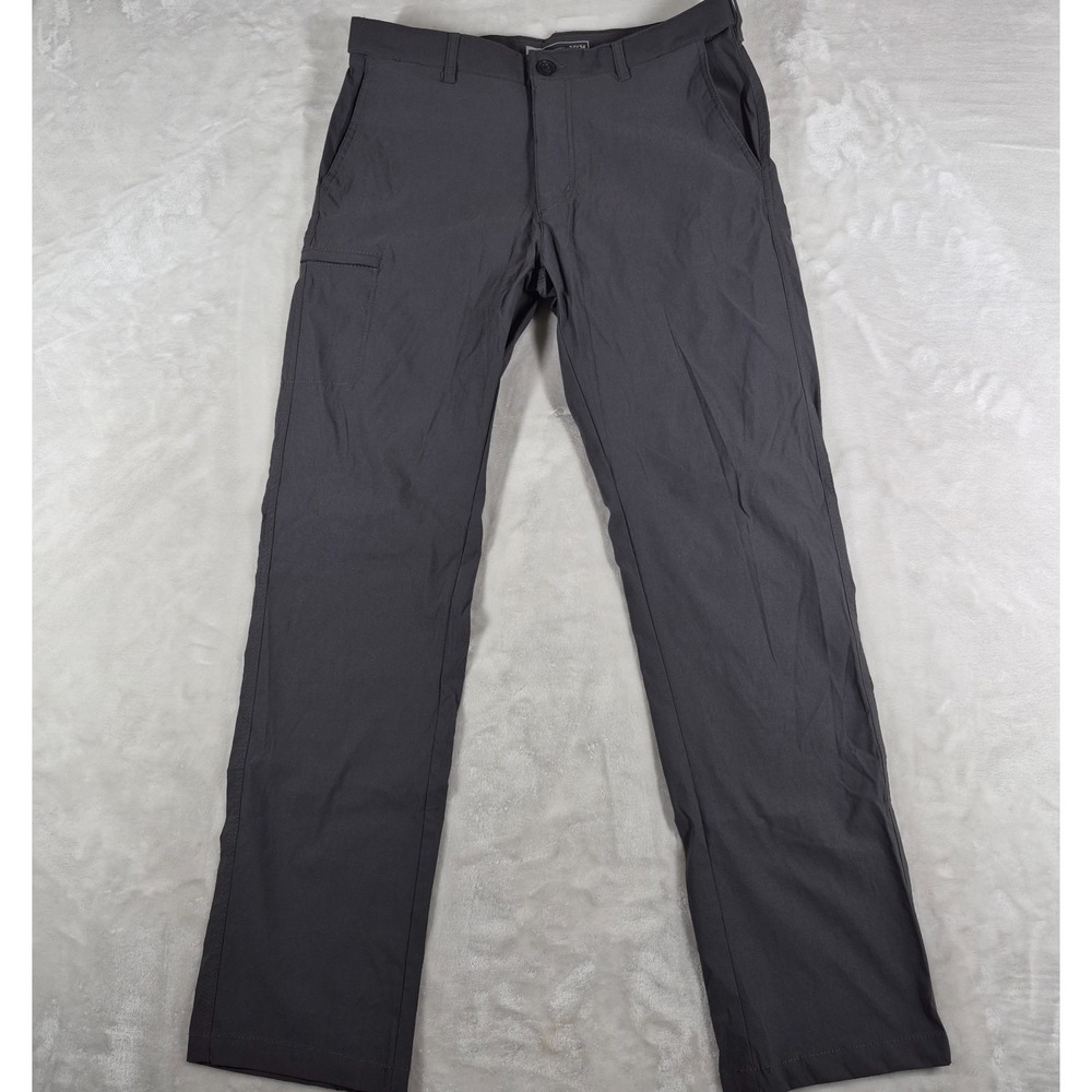 UB Tech Performance Pants Men's 34x34 Gray Comfort Waist Chino Cargo‎ Casual NWT